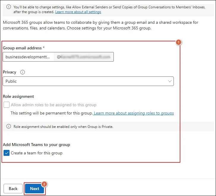 Group email address