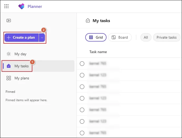 Create a plan