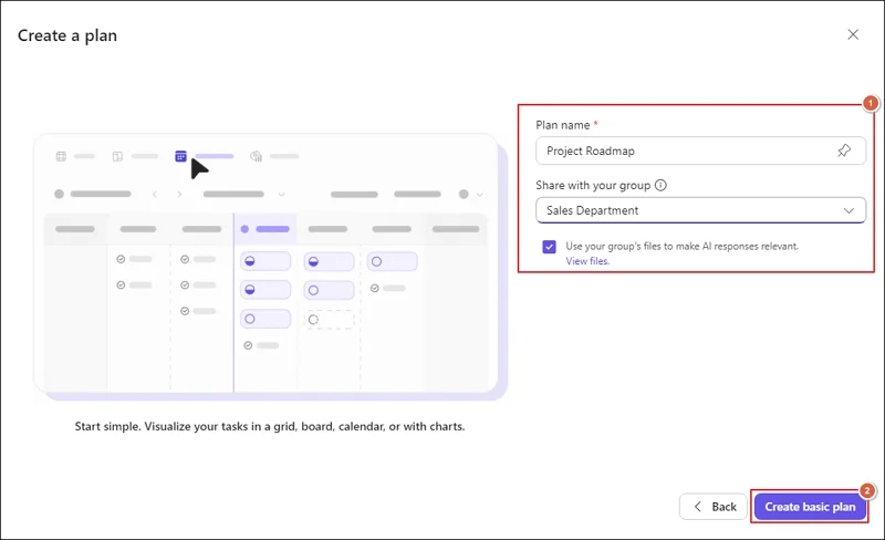 Create planner group