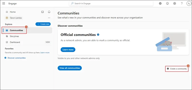 Create a community