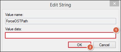 save the OST file