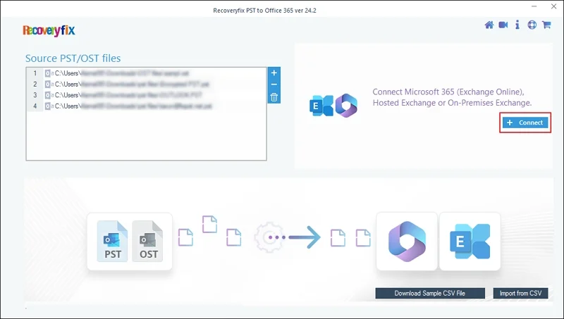 Connebct Microsoft 365 account