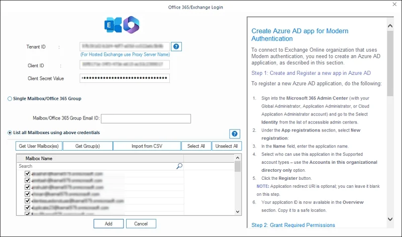 Enter your account details
