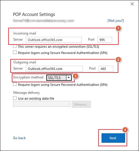7 Essential Steps To Configure POP3 Settings For Office 365 7 Essential Steps To Configure POP3 Settings For Office 365