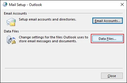 Data Files to change settings