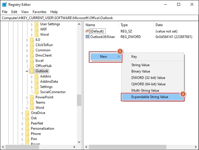 Expandable String Value