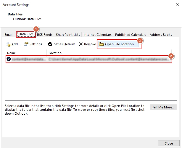 Open File Location