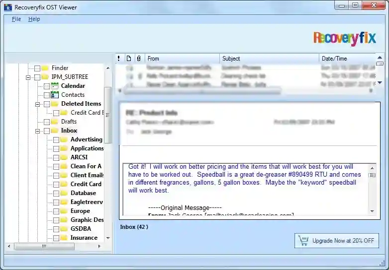 Recoveryfix OST Viewer