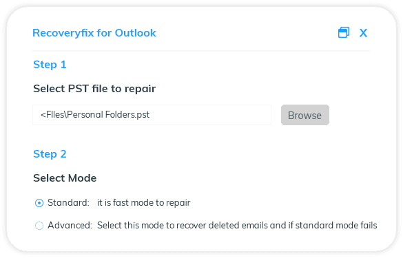 Repair corrupt PST files
