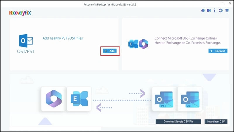 choose the desired OST files for import process