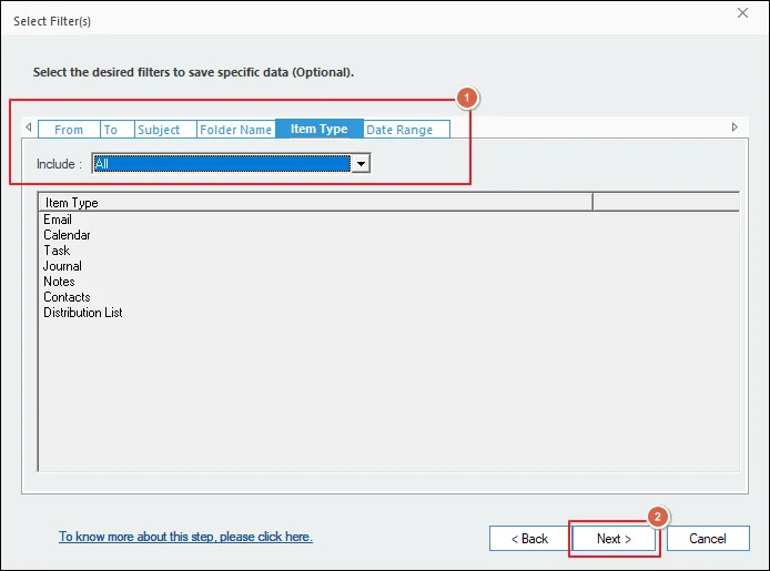 Select Filters