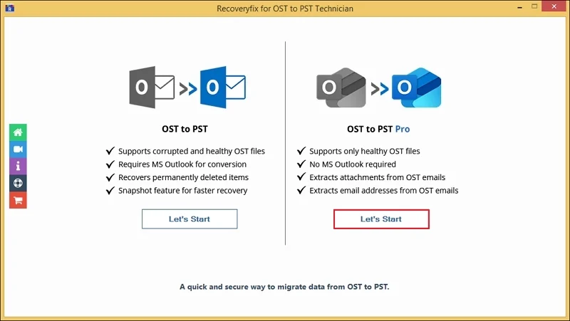 launch the software